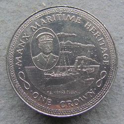 Insel Man 1 Krone 1982
