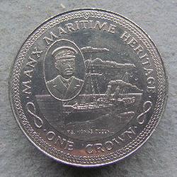 Insel Man 1 Krone 1982