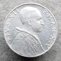 Vatikán 5 lir 1952