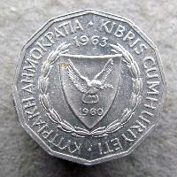 Kypr 1 mil 1963
