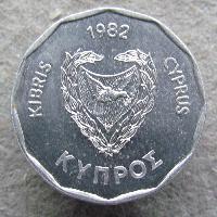 Cyprus 5 mil 1982