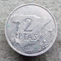 Španělsko 2 peset 1984
