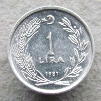 Türkei 1 lira 1981