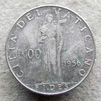 Vatikan 100 Lire 1956