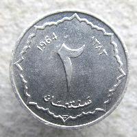 Algerien 2 Centimes 1964