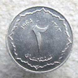 Algerien 2 Centimes 1964
