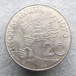 Zaire 20 Macoute 1973