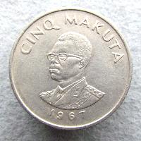 Конго 5 макут 1967