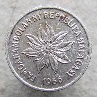 Madagaskar 1 frank 1966