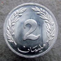 Tunisko 2 milim 1960