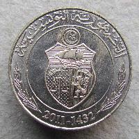 Tunesien 1 Dinar 2011