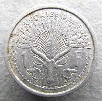 Französisch-Somalia 1 Frank 1965