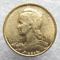 Französische Afar und Issa 10 Francs 1969