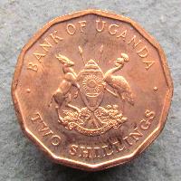 Uganda 2 shillings 1987