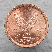 South Africa 2 cents 1997