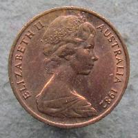 Austrálie 1 cent 1982