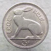 Ireland 3 pence 1965