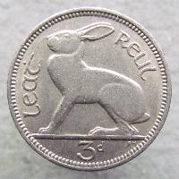 Irland 3 Pence 1965