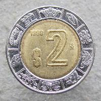 Mexiko 2 pesos 1998