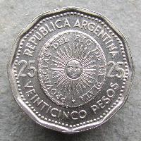 Argentina 25 pesos 1965