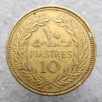 Libanon 10 Piaster 1968