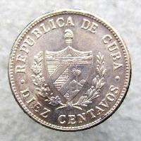 Kuba 10 Centavos 1949