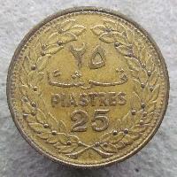 Libanon 25 piastrů 1970