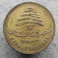 Libanon 25 piastrů 1970