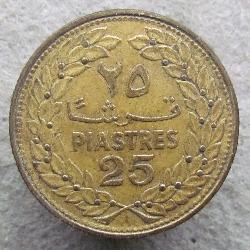 Libanon 25 Piaster 1970