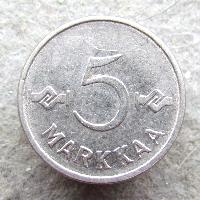 Finnland 5 Mark 1955