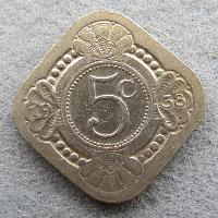 Nizozemsko 5 centů 1938