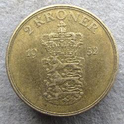 Дания 2 кроны 1952