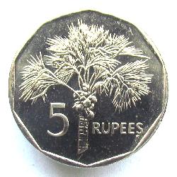 Seychellen 5 Rupien 2007