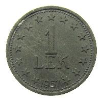 Albanien 1 Lek 1957
