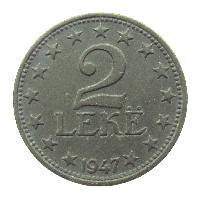 Albanien 2 Lek 1947