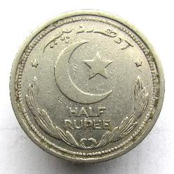 Pakistan 1/2 Rupien 1948