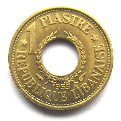 Libanon 1 Piast 1955