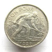 Luxemburg 2 Franken 1924