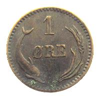 Denmark 1 ore 1891