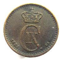 Denmark 1 ore 1891