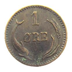 Denmark 1 ore 1891