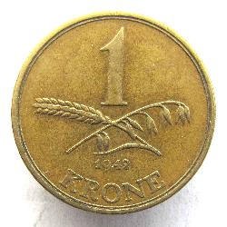 Dänemark 1 Krone 1942