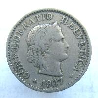 Schweiz 5 Rappen 1907