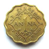Indie 1 anna 1945