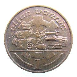 Insel Man 1 penny 1991