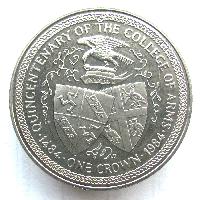 Insel Man 1 Krone 1984