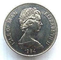 Insel Man 1 Krone 1984