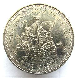 Insel Man 1 Krone 1979