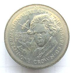 Insel Man 1 Krone 1981