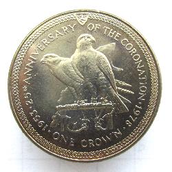 Isle of Man 1 Krone 1978